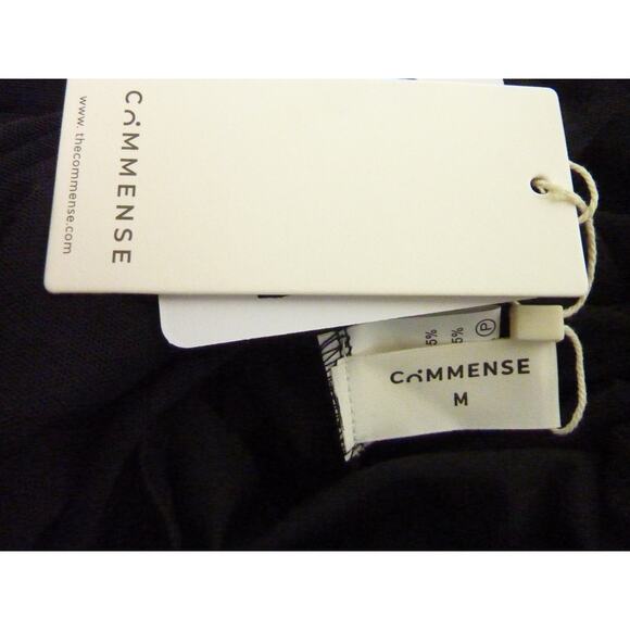 NWT Commense Black Mesh Tube Dress Strapless Nylon Sheer M - Picture 5 of 6